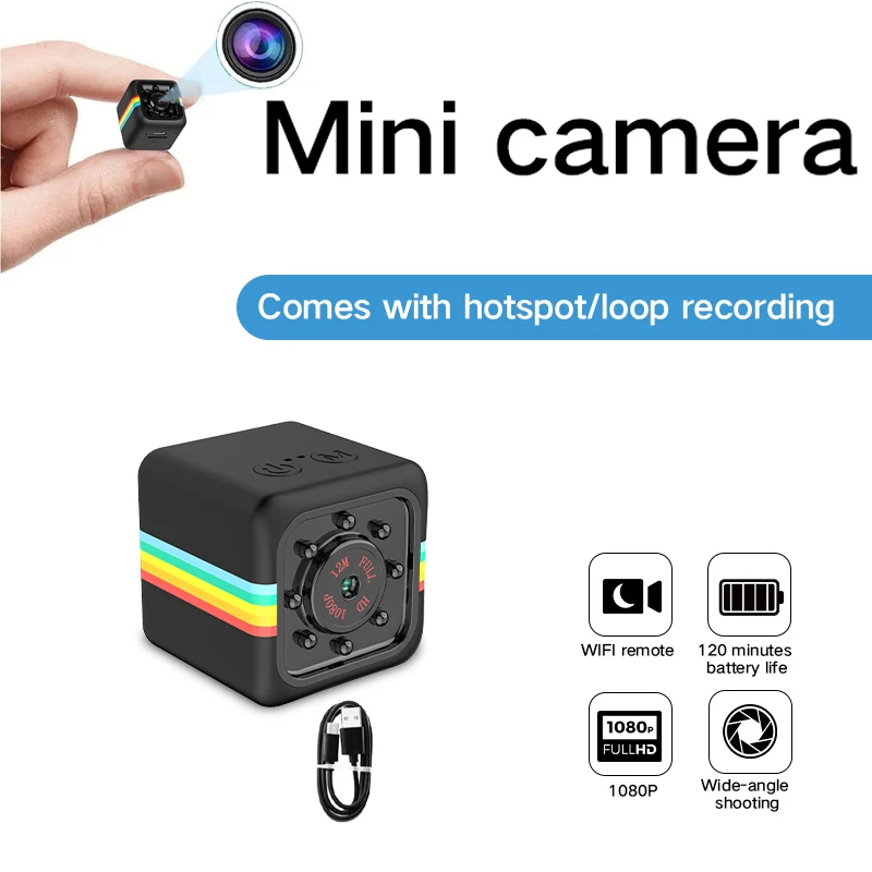 Sq11 Mini Camera Night Vision Camcorder Micro Camera Video Sport Dv Video Ultra Small Cam Hd 1080P Camera Telecamera Di Sicurezza Domestica