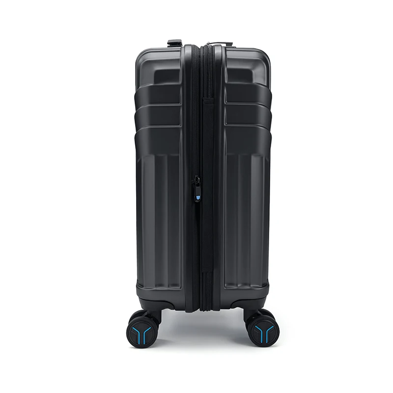 Valise 3 Pièces Rigide Extensible 100% Polycarbonate Bleu Ciel - Cabine Taille S