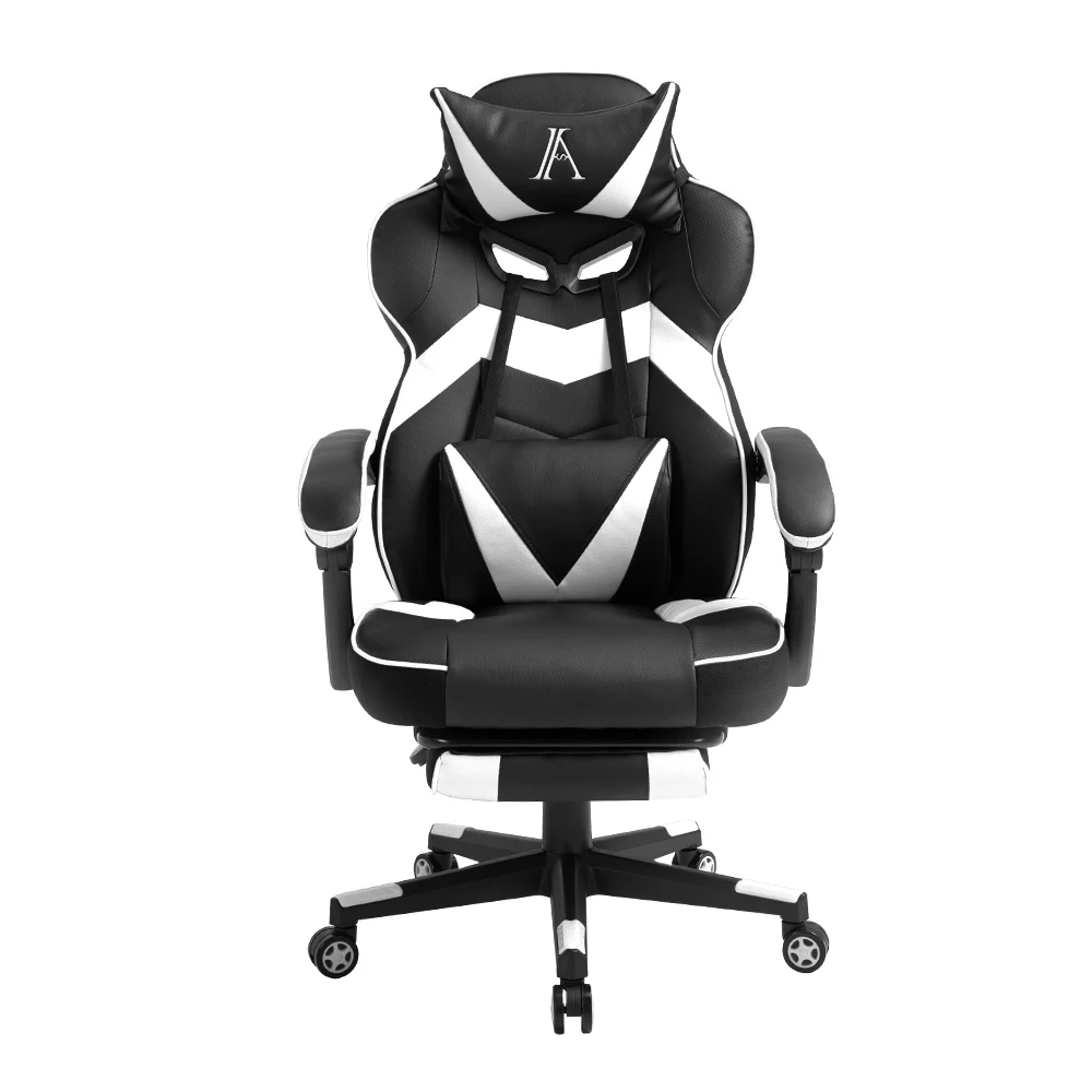 Ergonomic Gaming Chair with Footrest Recliner Racing Style High Back PC Computer Office Chair 