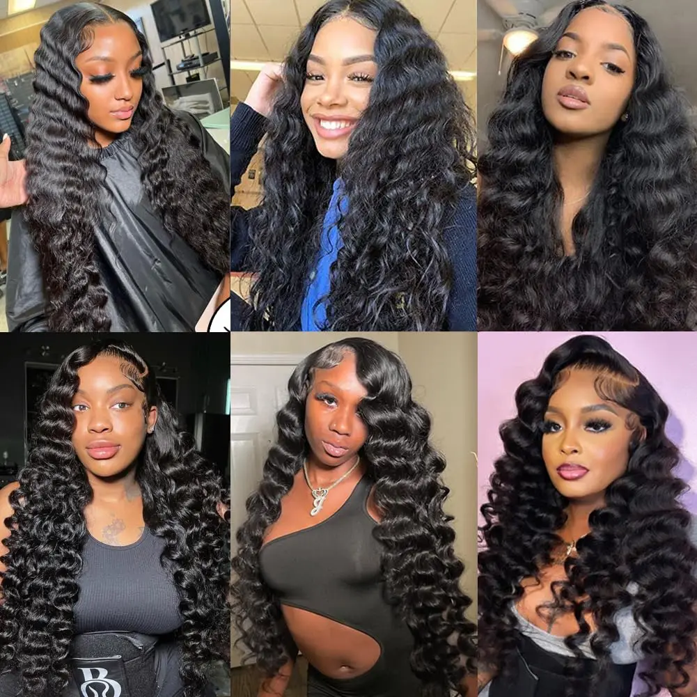 Loose Wave Human Hair Bundles 100% Unprocessed Brazilian Virgin Remy Hair Bundles Loose Wave Bundles Human Hair Extension 6