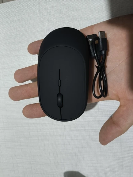 Rechargeable 2.4GHz Bluetooth Silent Gaming Mouse photo review