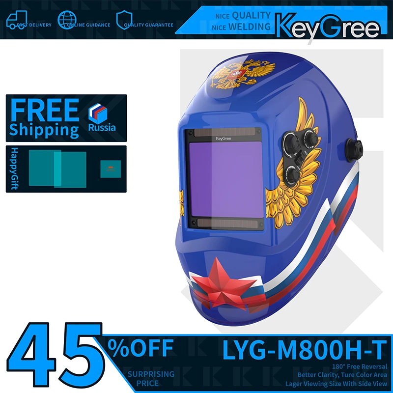 Keygree True Color Mask Glasses Welder Equipment Autodarkening Solder