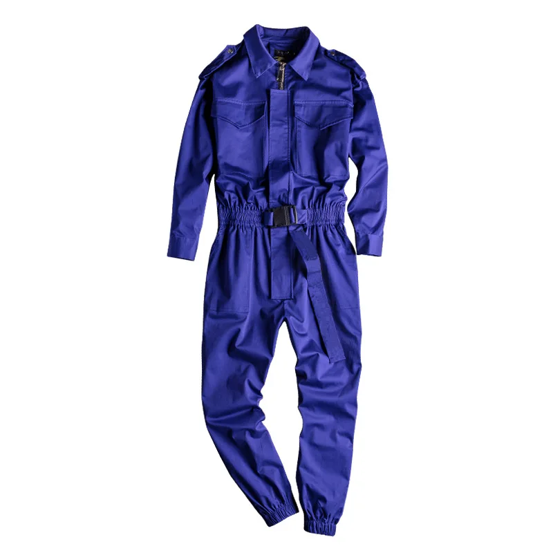 Blue Working Suit Overalls Mens Overalls Work Clothes Work Rompers