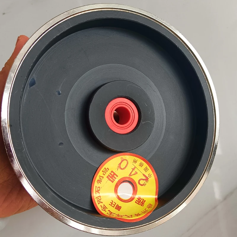 Diamond Grinding Wheel 6" inch 150x38x25.4mm Hole with 3pc Sleeve Reducer 19 to 16 to 12.7 Electroplated Alloy Polishing Wheel
