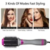 1200W Hair Dryer Hot Air Brush Styler Replaceable Head Straightener Curler Comb Roller One Step Electric Ion Blow Dryer Brush 3