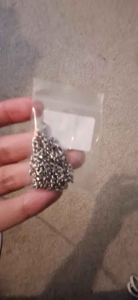 Corrente cubana Vnox unisex, aço inoxidável photo review