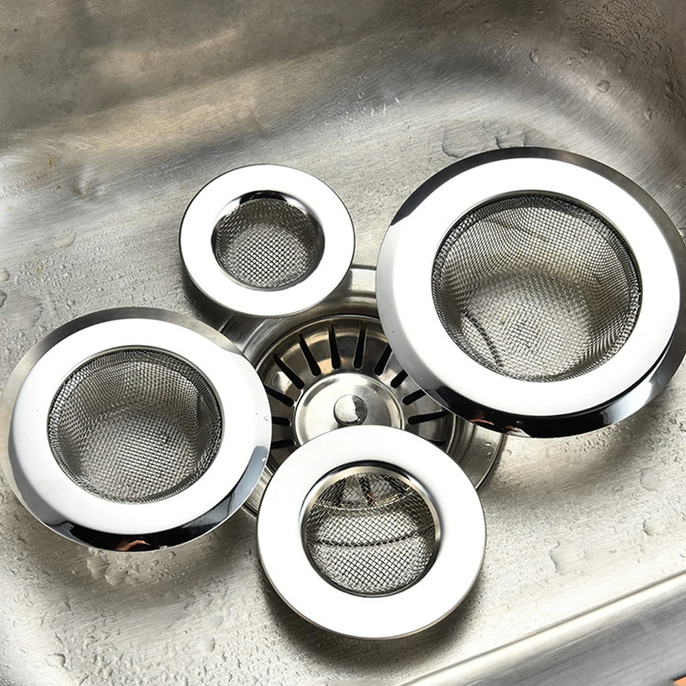 Kitchen Sink Filter Strainer Anti-clogging Washbasin Stainless Steel Mesh Bathroom Drain Hole kitchen sink filter,sink strainer,sink filter,kitchen sink strainer
