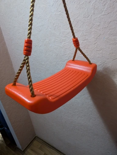 Kids Swing Flying Toy Garden Swing Kids Hanging Seat Toys with Height Adjustable Ropes photo review