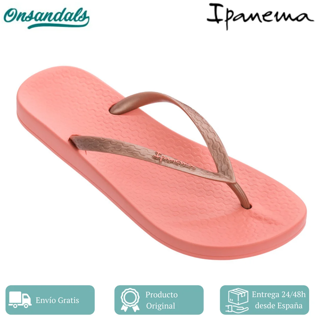 IPANEMA ANATOMICA de dedo mujer rosa marrón abierta tira sencilla Sandalias mujer verano 2022 Sandalias Sandalias mujer mujer Zapatos mujer verano 2022 Chanclas Chanclas mujer Chanclas verano mujer| de