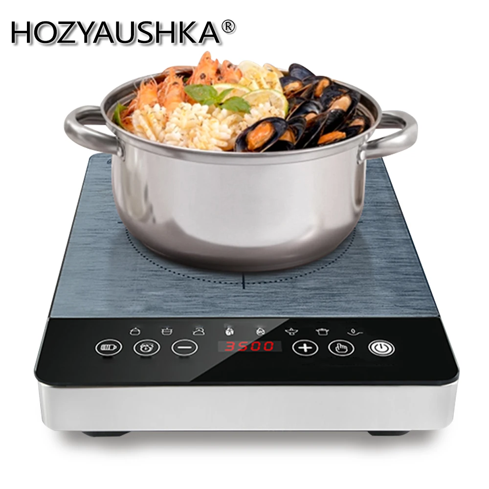3500W / 3000W / 2500W 220V High Power Induction Cooker Stainless Steel Frame 8 Functions Double Layer Concentrated Coil Induction Cooker