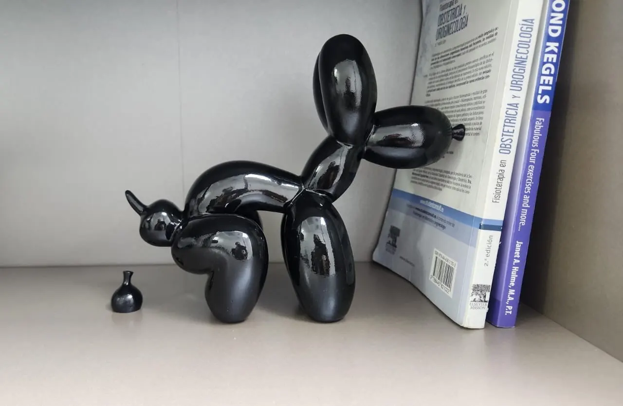 Silly Pooch: Resin Balloon Dog Sculpture for Whimsical Decor photo review