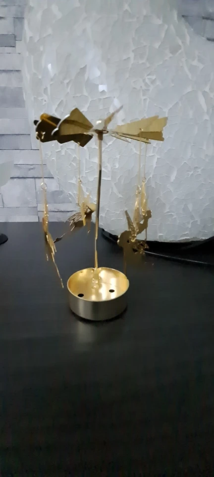 Metal Hot Rotating Candle Holder photo review