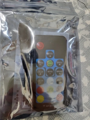 12V SATA RGB 17Key RF Remote Controller For PC Case LED Strip photo review