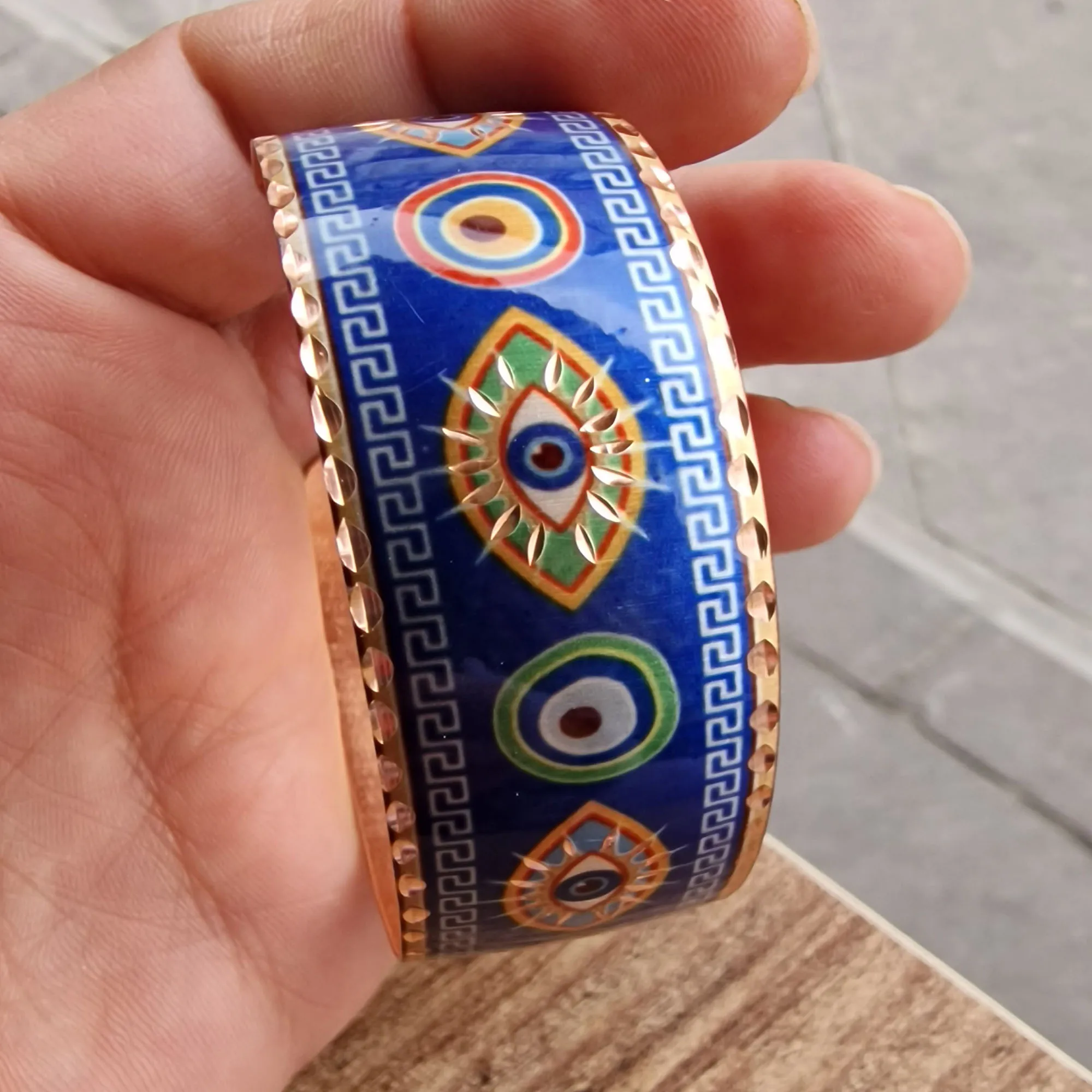 Evil Eye Copper Evil Eye Copper Bracelets Vintages Vintage Boho Style