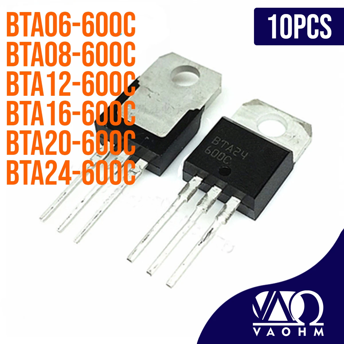 10pcs BTA12 600B TO 220 BTA12 600 TO220 12 600B BTA12 600V 12A New And