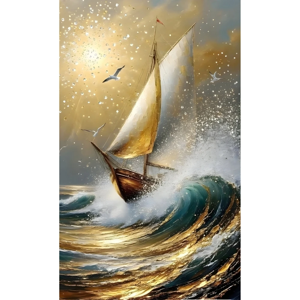 Cuadro Decorativo Impreso 20x30cm Velero