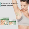Armpits Deodorant Cream Remove Bad Smell Eliminate Body Odor Anti Sweaty Deep Refreshing Lasting Aroma Herbal Skin Care Product 3