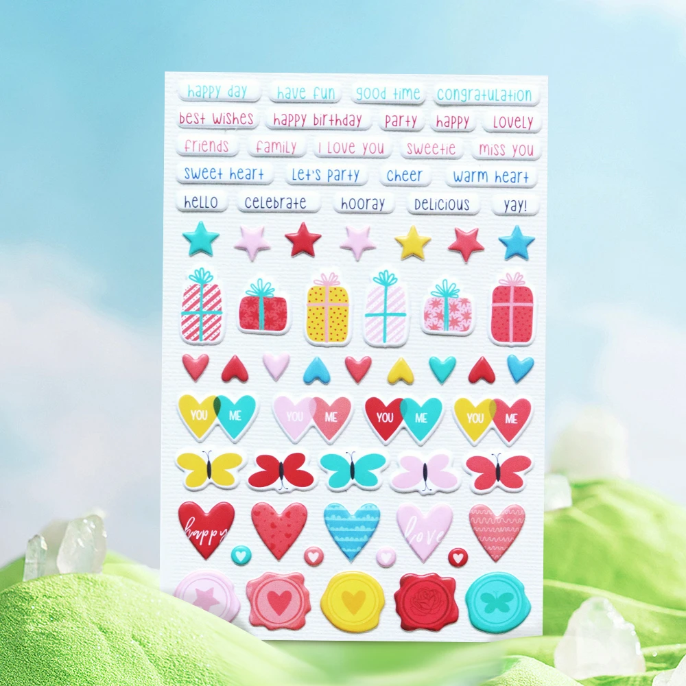 Self Adhesive Embellishments Scrapbooking Embellishments Journal