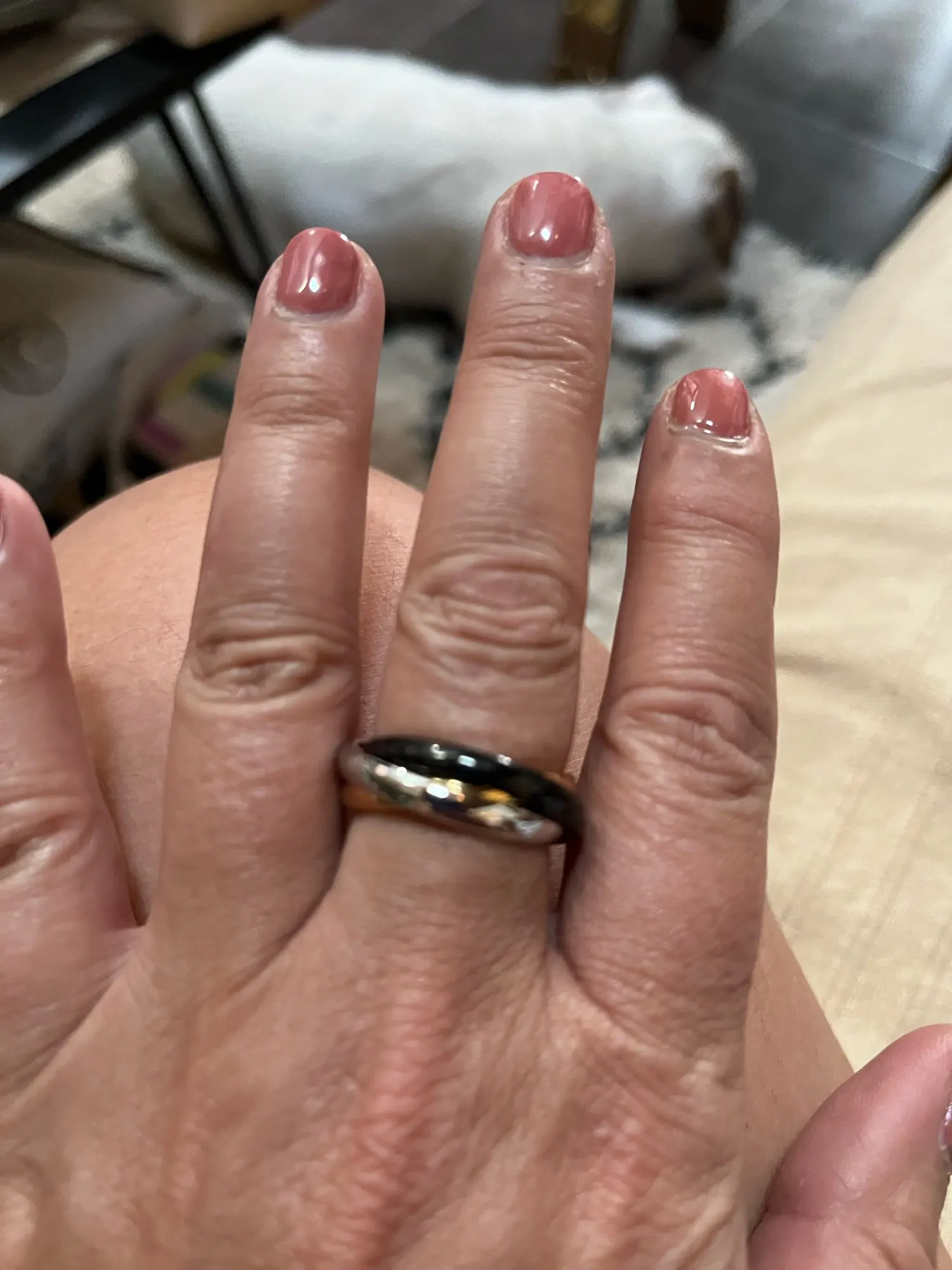 Klassisk Fest Finger Ring 3 Omgångar Guld Färg Vigselringar Ringar För Kvinnor Kvinnliga Smycken