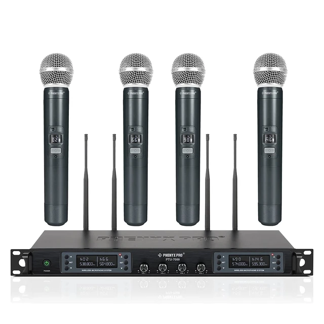 Phenyx Pro Microphone, Micro Sing, Auto Scan, Pro Audio, Microphone  sans fil professionnel de chant