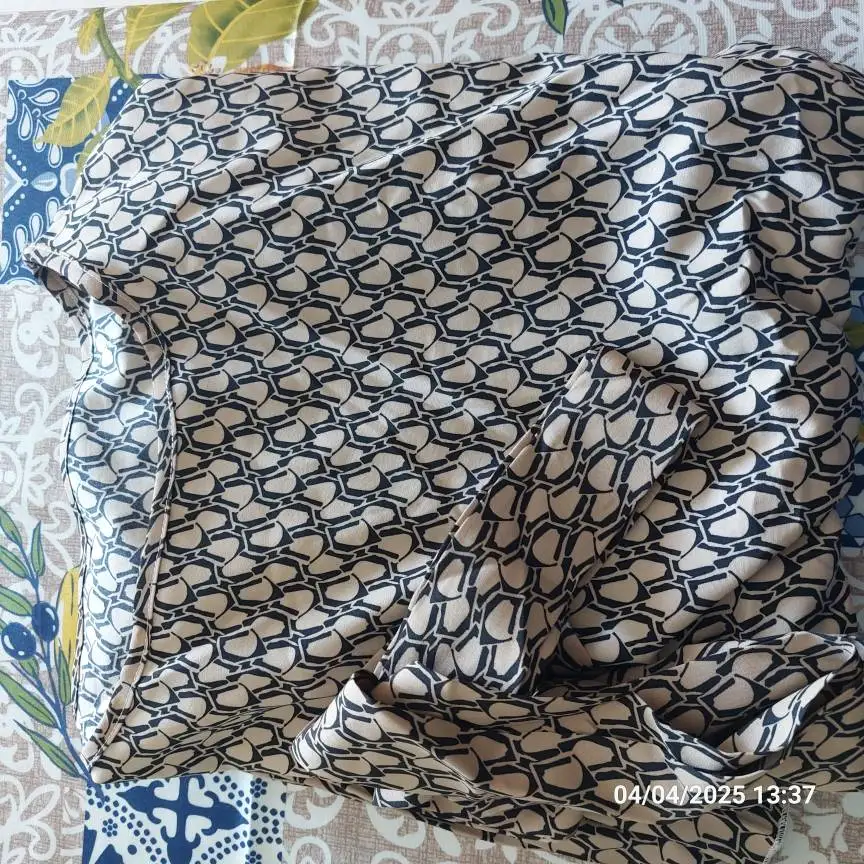 Women's Elegant Print Lace-Up Dress - Medium Length Summer Dress photo review