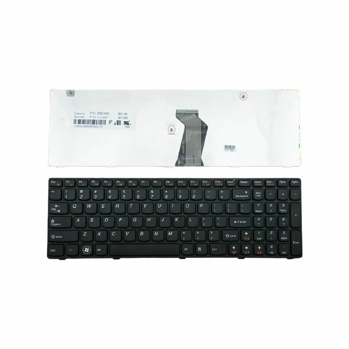 Новая клавиатура US макет для LENOVO Ideapad Z580 V580 G580 черная рамка