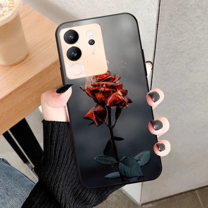 Sleek Black Soft Silicone TPU Protective Phone Case