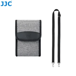Compact Camera Pouch with Adjustable Shoulder Strap and Enhanced Protection (Light Grey)