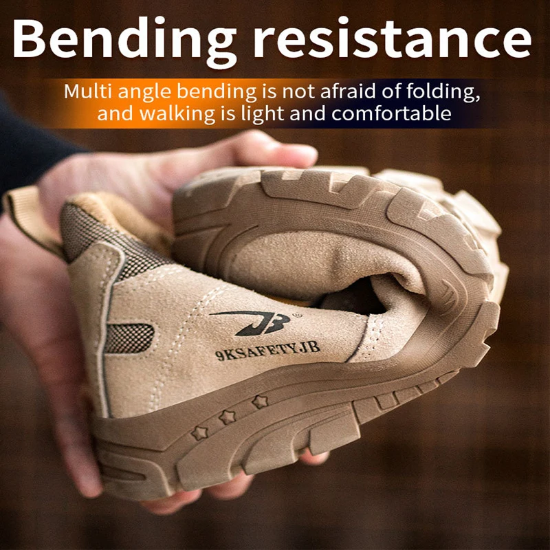 Safety Shoes Men Insulated Anti-smashing Indestructible Industrial Work Puncture Proof Construction Boots