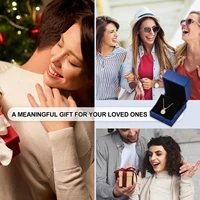 6.5mm 1CT Moissanite Necklace For Woman Pendant 925 Silver Necklace For Women Chains Party Bridal Fine Jewelry - Image 5