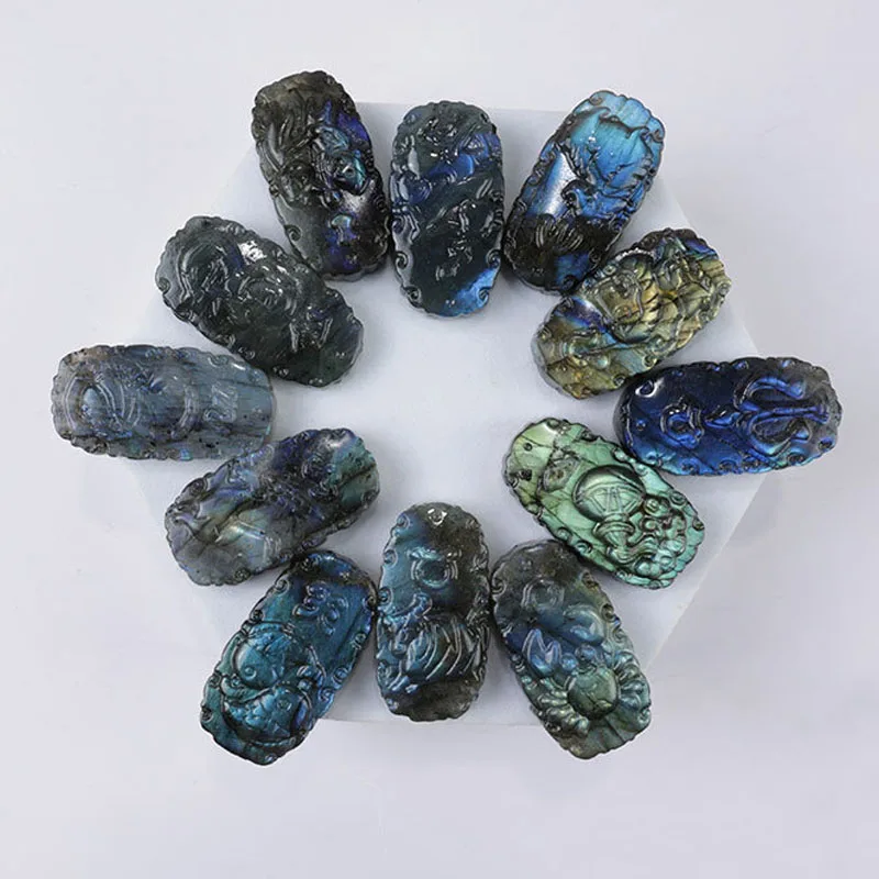 NaturalLabradoriteZodiacAstrologicalSignsTalismanProtection
