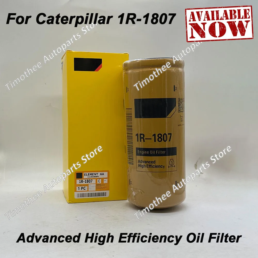 1R-1807 1R1807 Advanced High Efficiency Oil Filter For C-aterpillar CAT 235B 312D 320B 320D 322B 324D 325D 328D 329D 330D