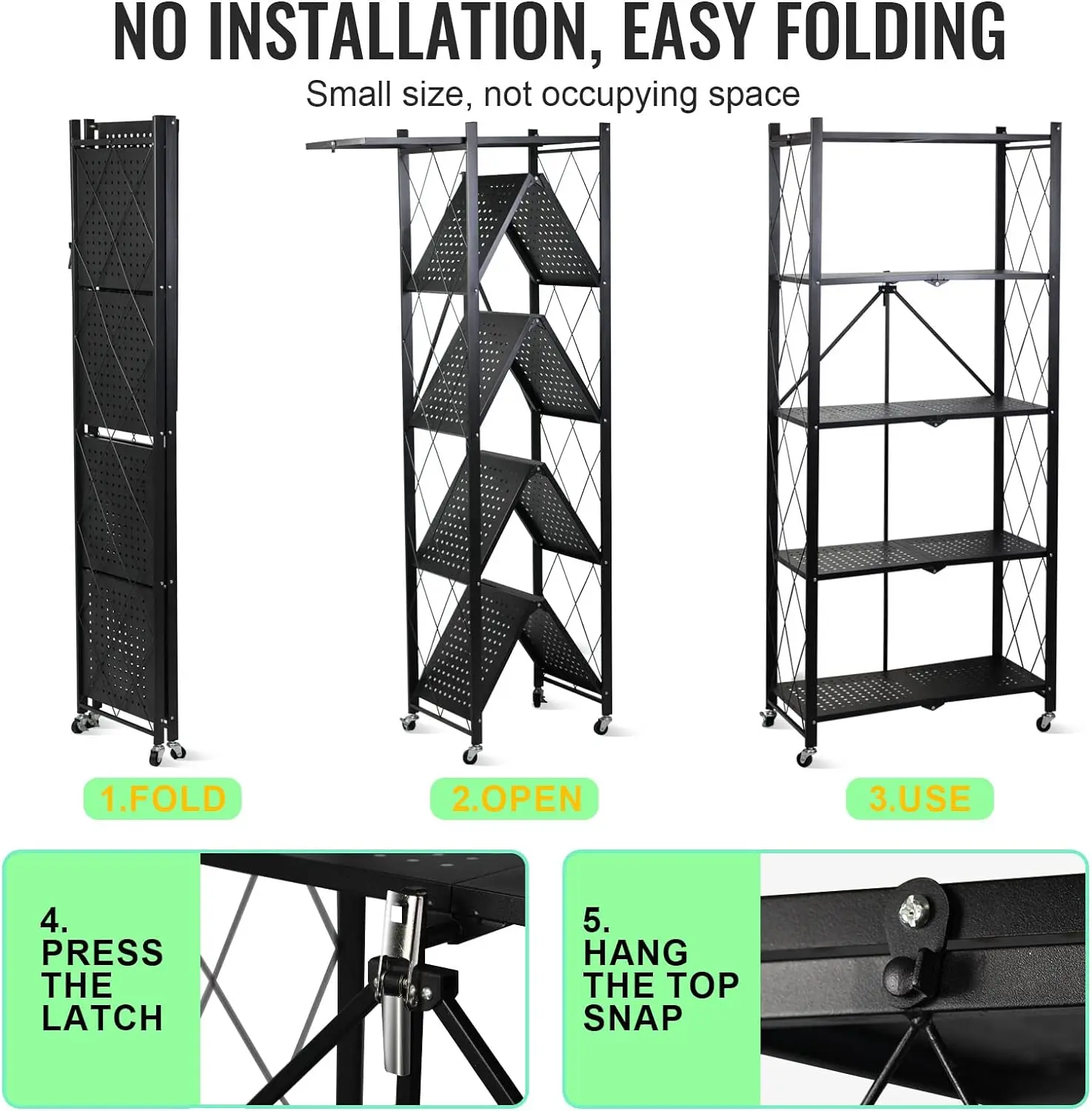 أرفف تخزين قابلة للطي ، أرفف تخزين ، خزانة مطبخ ،...