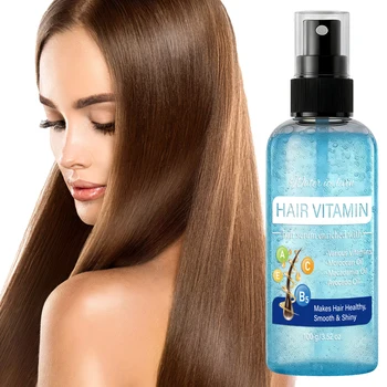 Siero Vitaminico per Capelli con Olio di Argan, Macadamia e Avocado, Spray Nutriente per Capelli Lisci, Lucenti e Sani, Prodotto per la Cura dei Capelli Secchi 100g