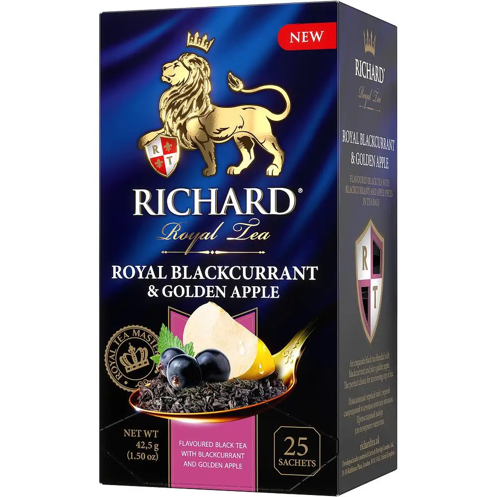 12 штук Чай Richard Royal Blackcurrant&Golden