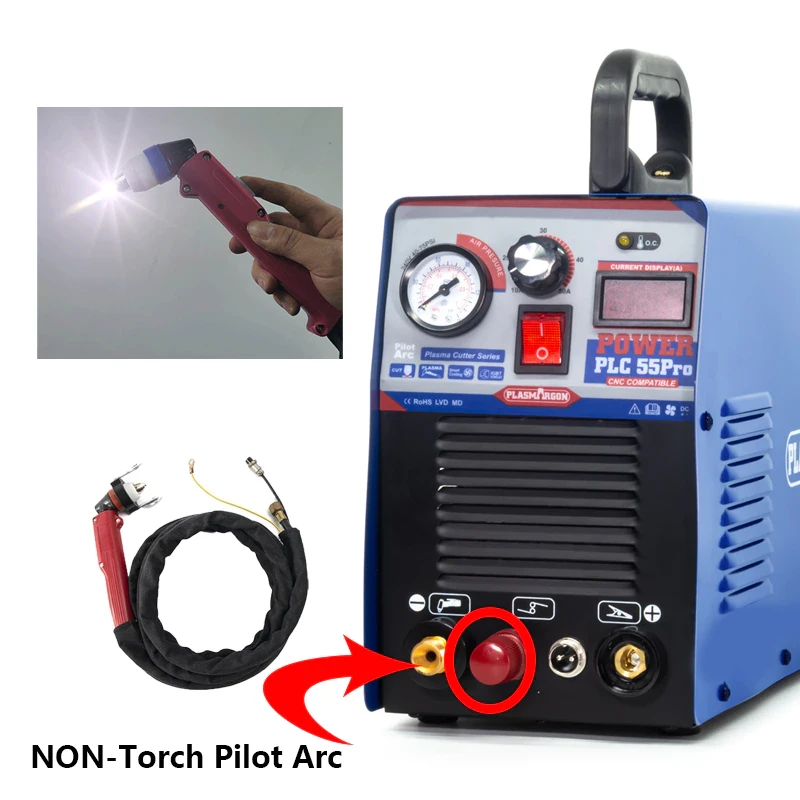 Cut55/cut55p Portable Air Plasma Cutter Inverter 220 Or 110/220+/15