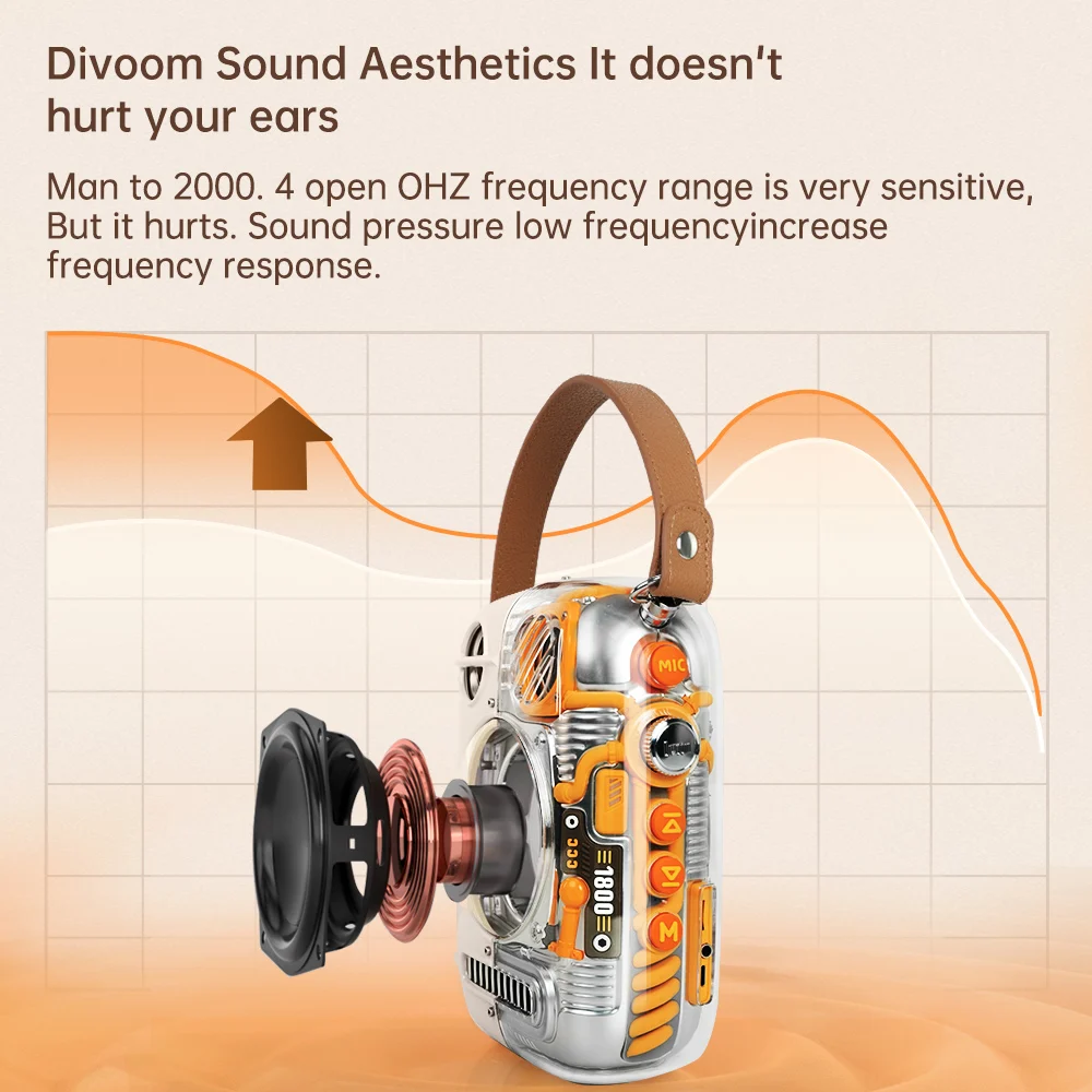 Spark-Pro Bluetooth Portable Speaker Karaoke Speaker Powerful Sound Microphone O