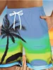 Men's Summer Sports Shorts Quick Drying Pants Sport Pants Coconut Tree Print Beach Pants Gym Pant Workout Pant Men Women Shorts 4