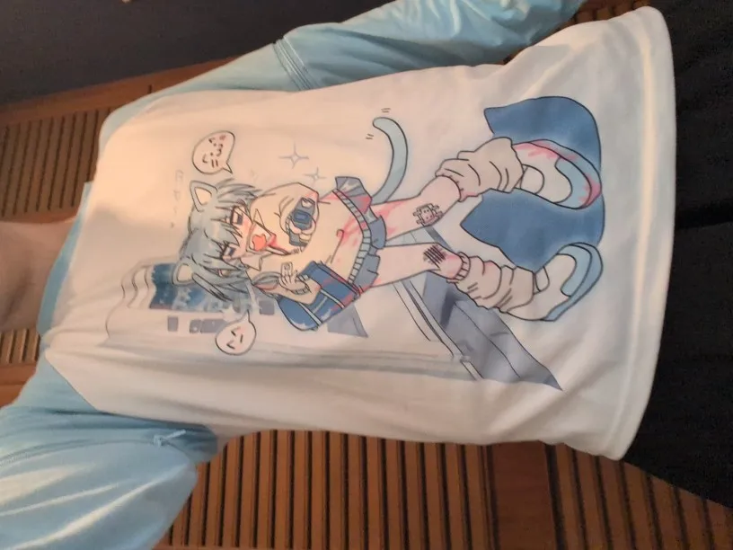 Harajuku Detachable Sleeve T-Shirt - Cutecore photo review