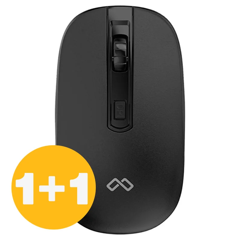 [1+1] 맥스틸 저소음 무선 마우스 사무실 직장 컴퓨터 노트북 키보드 조립 PC 소음 게임 프로그램 작업 그래픽 디자인 MO-WM11 