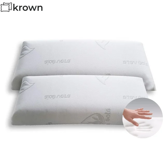 Almohada Viscoelástica de Copos 3D con Aloe Vera Aloe-Tex 70, 90