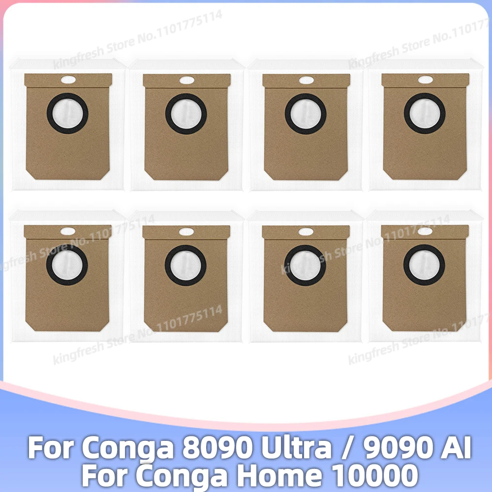 Compatível com Conga 8090 Ultra9090 ai Conga Home 10000 Eufy L50 L60 Ses Everybot q5 Roidmi Eve cc Peças de Reposição Bolsa de pó