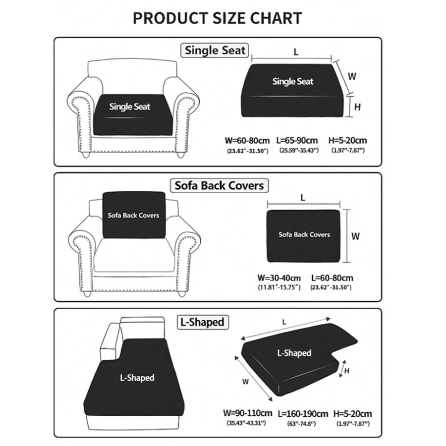 Four-season universal new solid color sofa hats jacquard all-inclusive sofa cushion covers non-slip breathable sofa hats wholesa 2