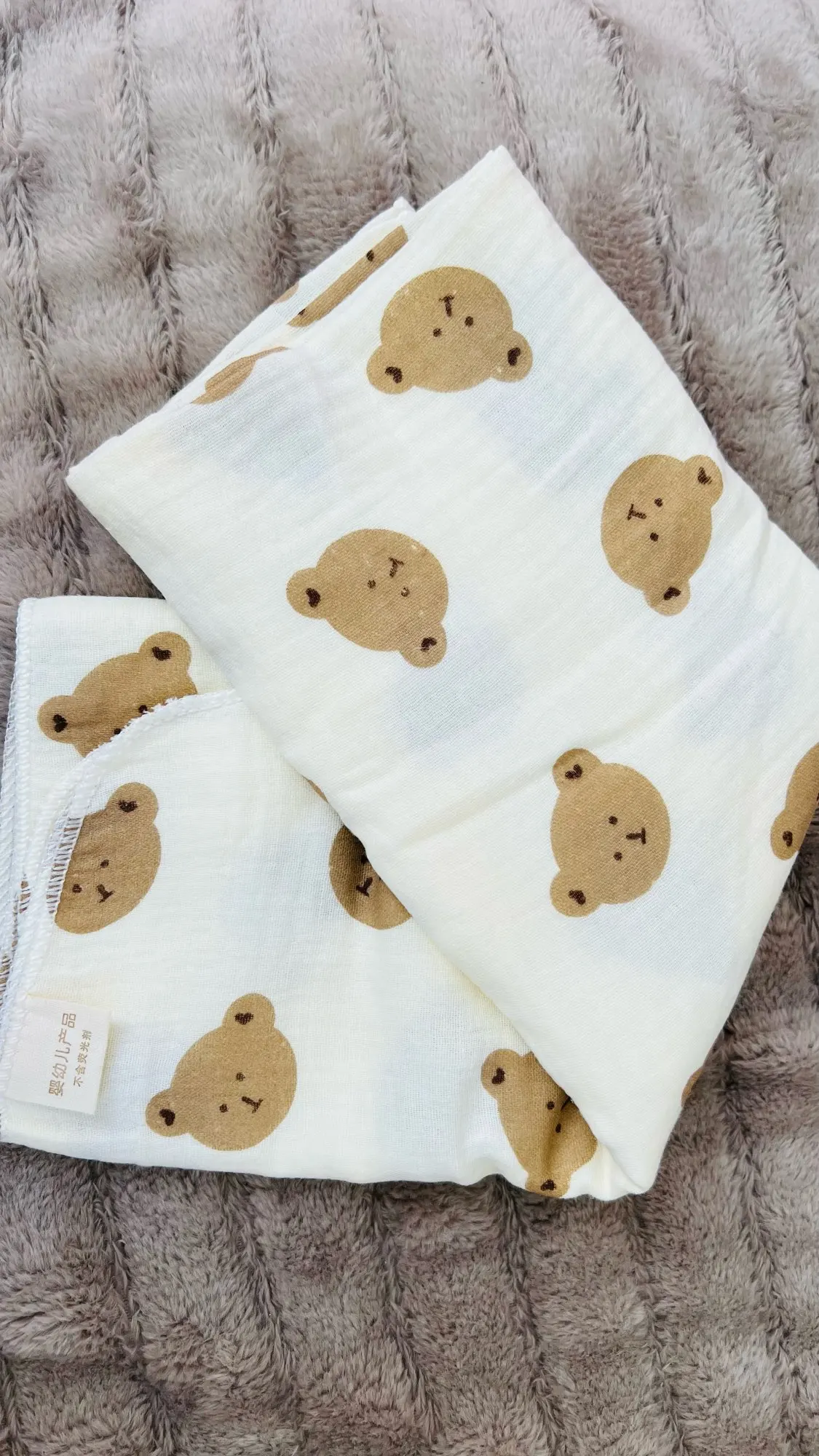 Cotton Muslin Baby Receiving Blankets - Swaddle Blankets and Infant Bath Towel photo review