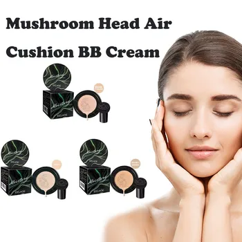 Eelhoe 1pc Mushroom Head Air Cushion Cc Cream Covering Face Blemish Waterproof Foundation Base Oil Control Makeup Face Bb Cream 1