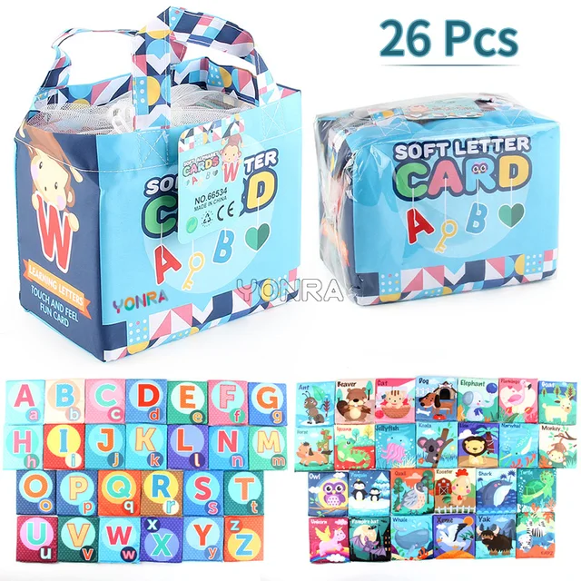 Montessori Sensory Cloth Books Baby Children's Kids Educational Toys Toddler Parent-child Interactive Knowledge Developing 4