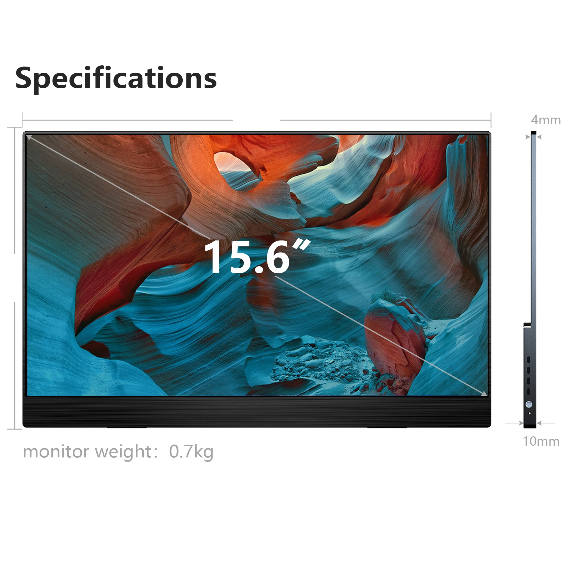wireless portable touch screen monitor in stock