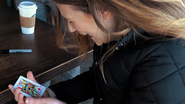 JP Vallarino 카드 마술 마법사 마술사 소품, 클로즈업 거리 착시 마술 트릭 속임수 + 자습서