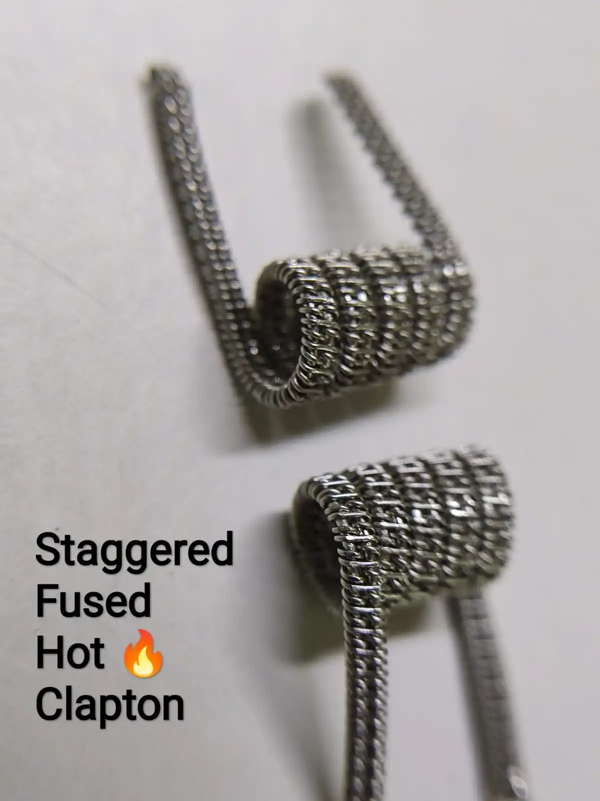 Фото Коил спирали staggered clapton комплект 2 шт. для мехмода вейпа набор coil №1