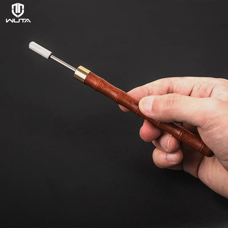 WUTA 가죽 가장자리 페인트 롤러 애플리케이터 가장자리 오일 마무리 도구 DIY 가죽 염료 그림 펜 가죽 공예 도구 액세서리